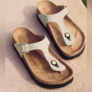 PAPILLIO By BIRKENSTOCK GIZEH PLATFORM NUBUCK  EUCALYPTUS SZ 42 Women’s Sz 11